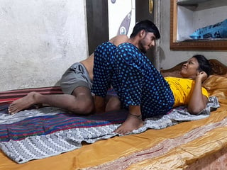 18 Year Old Indian Tamil Couple Fucking With Lustful Skinny Sex Guru Giving Love
